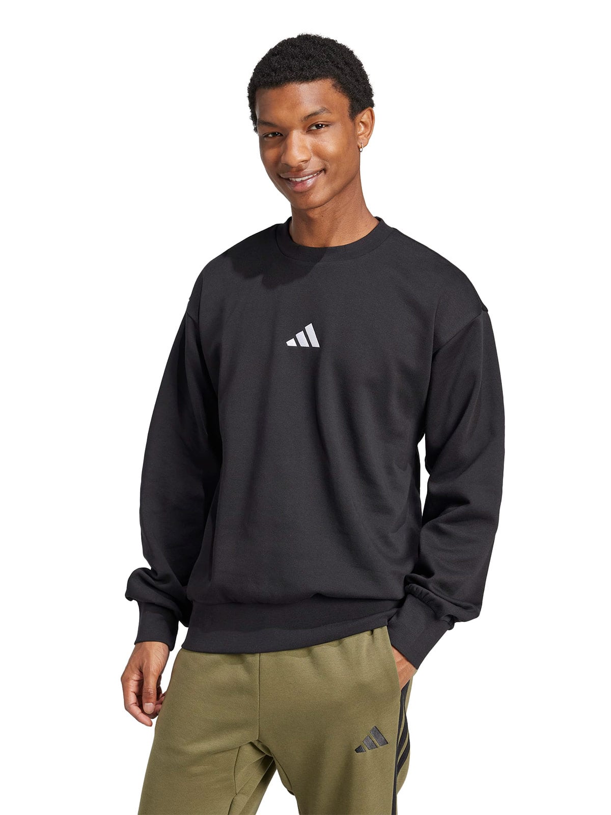 POLERON HOMBRE ADIDAS ALGODÓN - 1
