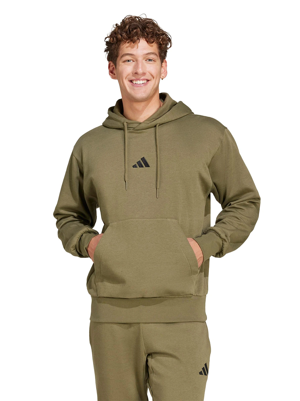 POLERON HOMBRE ADIDAS ALGODÓN - 1
