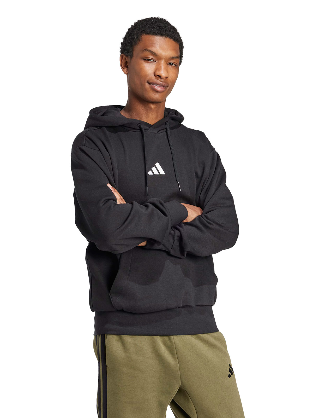 POLERON HOMBRE ADIDAS ALGODÓN - 3