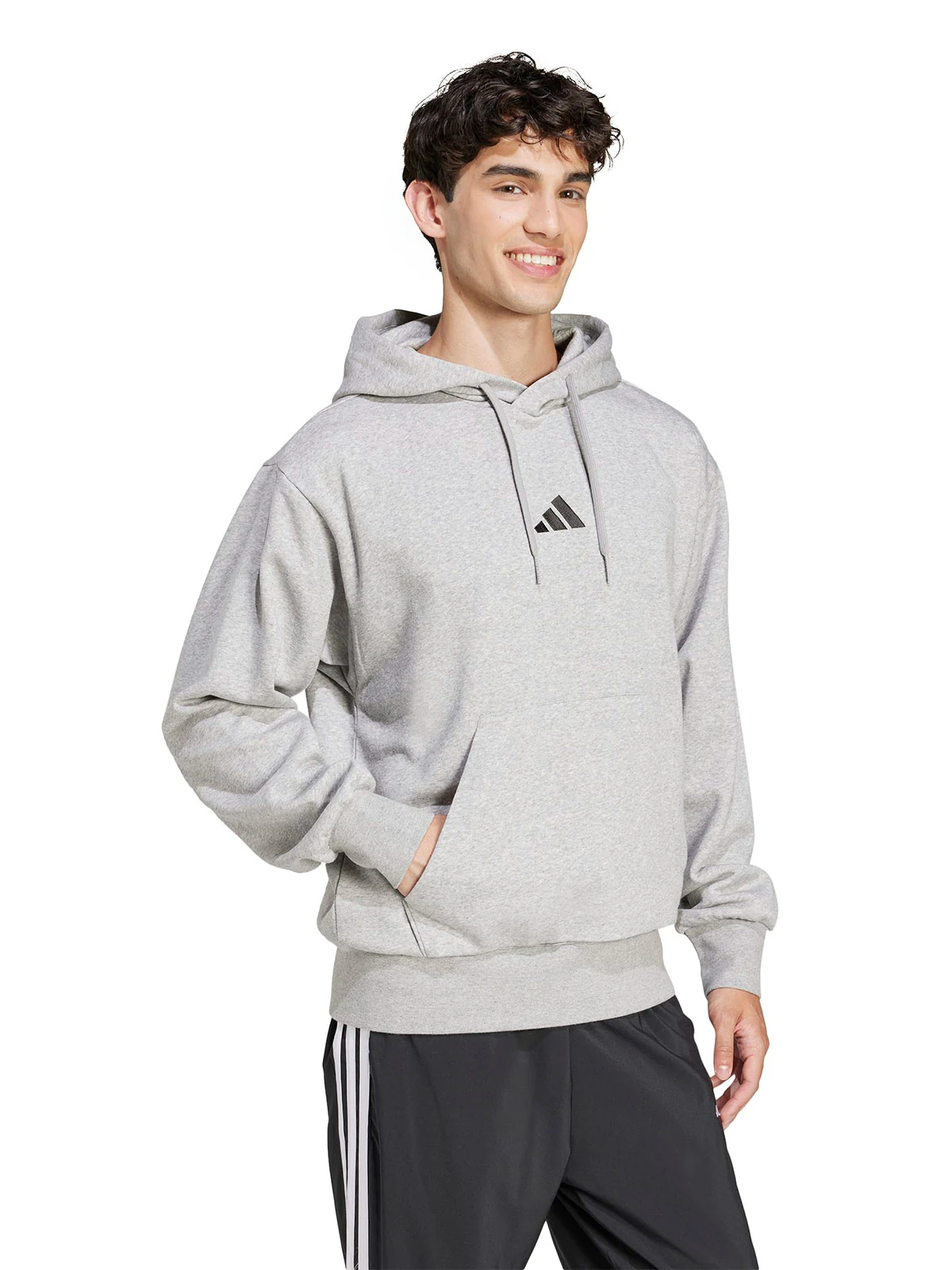 POLERON HOMBRE ADIDAS ALGODÓN - 3