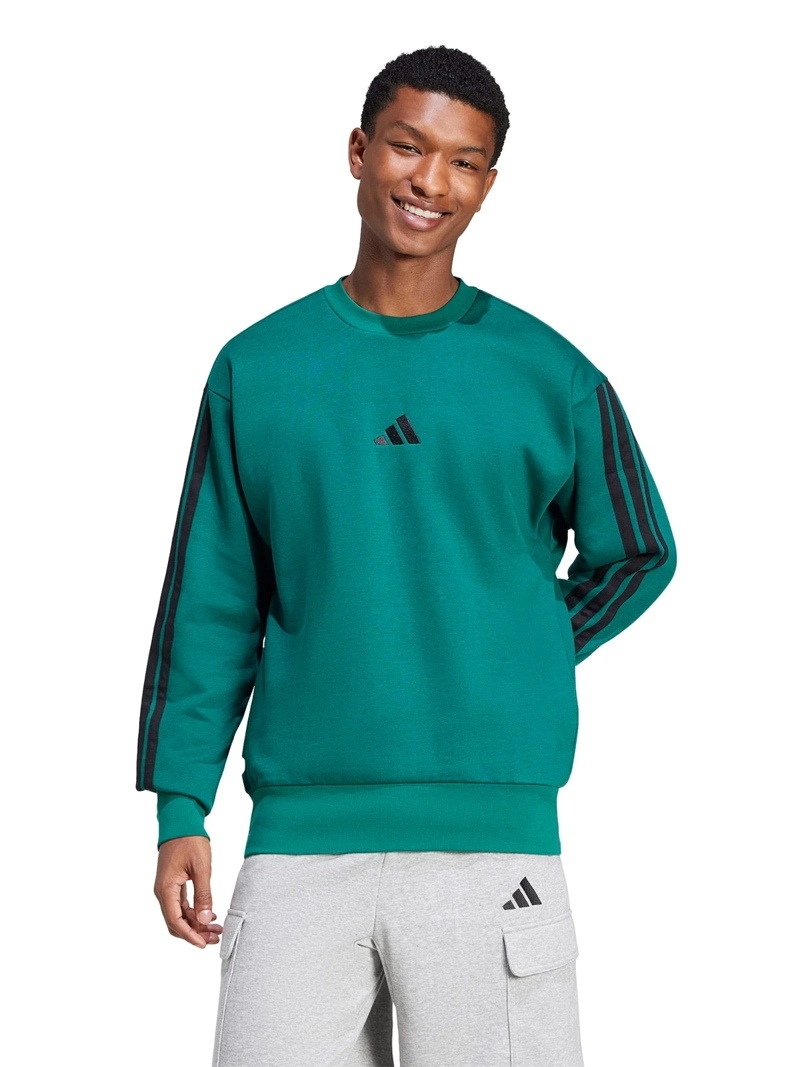 POLERÓN MANGA LARGA HOMBRE ADIDAS ESSENTIALS FLEECE 3 BANDAS - 1