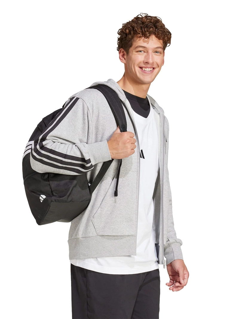 POLERÓN HOMBRE ADIDAS ESSENTIAL THREE STRIPES FRENCH TERRY JE6338 GRIS - 2