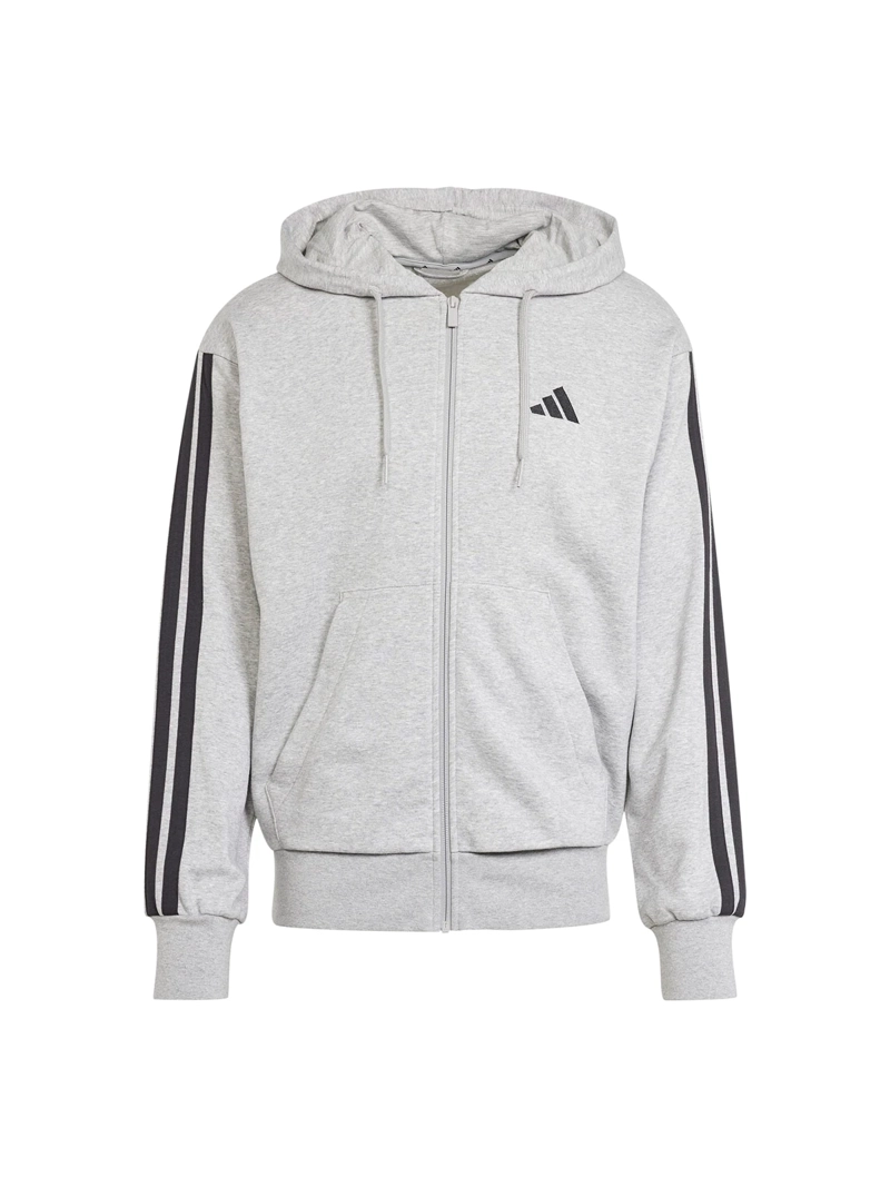 POLERÓN HOMBRE ADIDAS ESSENTIAL THREE STRIPES FRENCH TERRY JE6338 GRIS - 7