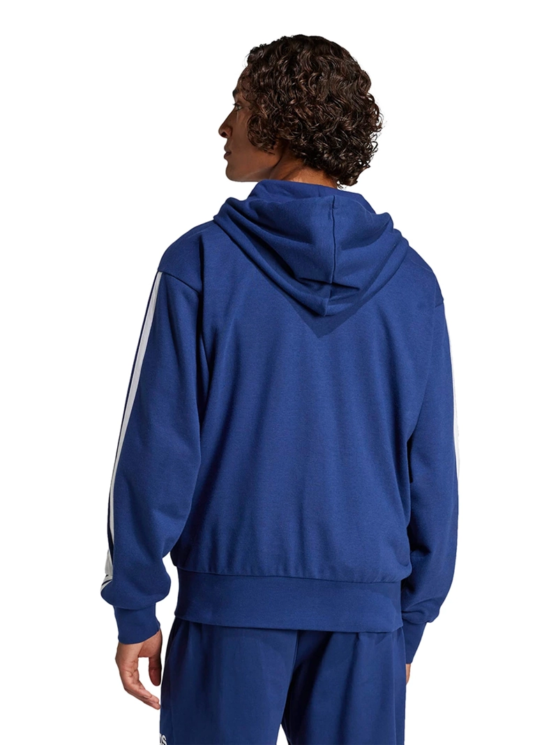 POLERÓN HOMBRE ADIDAS ESSENTIAL THREE STRIPES FRENCH TERRY JE6341 AZUL - 2