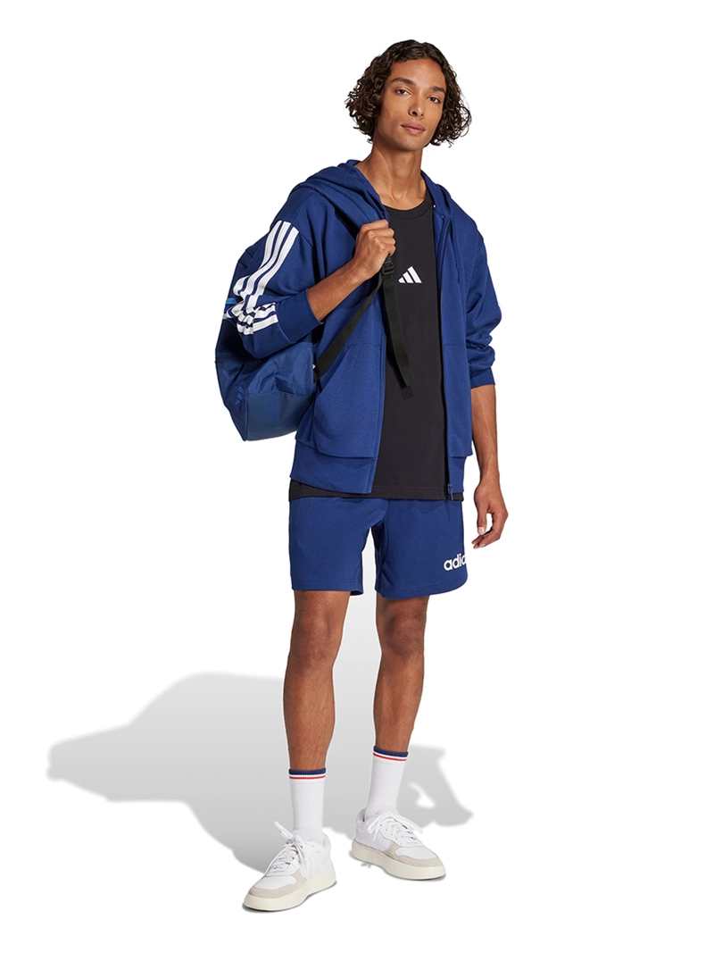 POLERÓN HOMBRE ADIDAS ESSENTIAL THREE STRIPES FRENCH TERRY JE6341 AZUL - 5