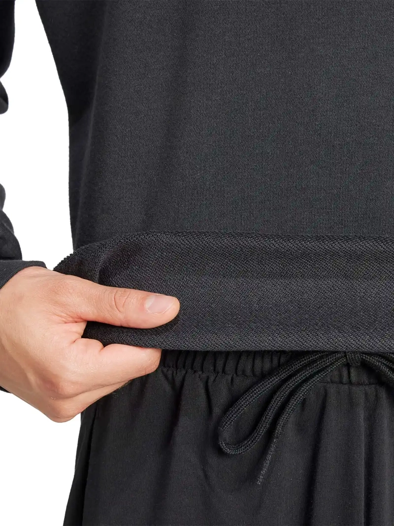 POLERÓN MANGA LARGA HOMBRE ADIDAS ESSENTIALS FLEECE 3 BANDAS - 4