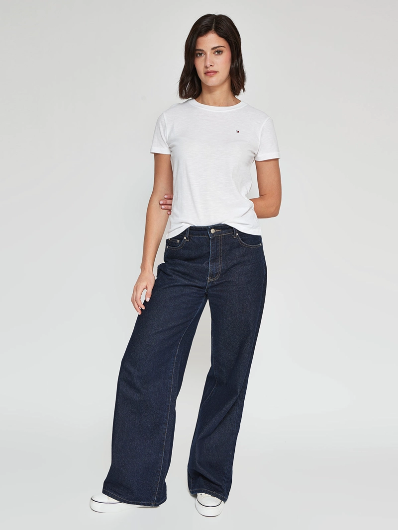 POLERA MUJER TOMMY HILFIGER ALGODÓN MANGA CORTA - 4