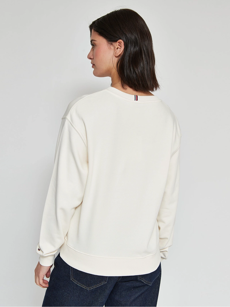 POLERÓN MUJER TOMMY HILFIGER ALGODÓN MANGA LARGA - 2