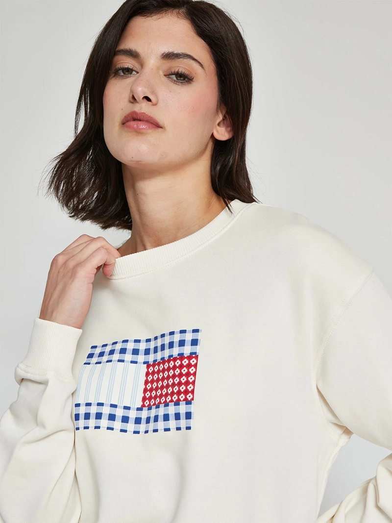 POLERÓN MUJER TOMMY HILFIGER ALGODÓN MANGA LARGA - 3