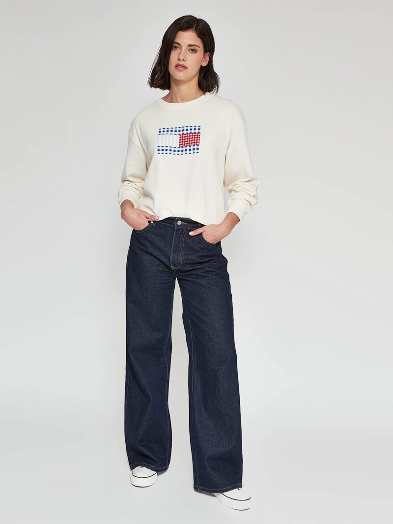 POLERÓN MUJER TOMMY HILFIGER ALGODÓN MANGA LARGA - 4
