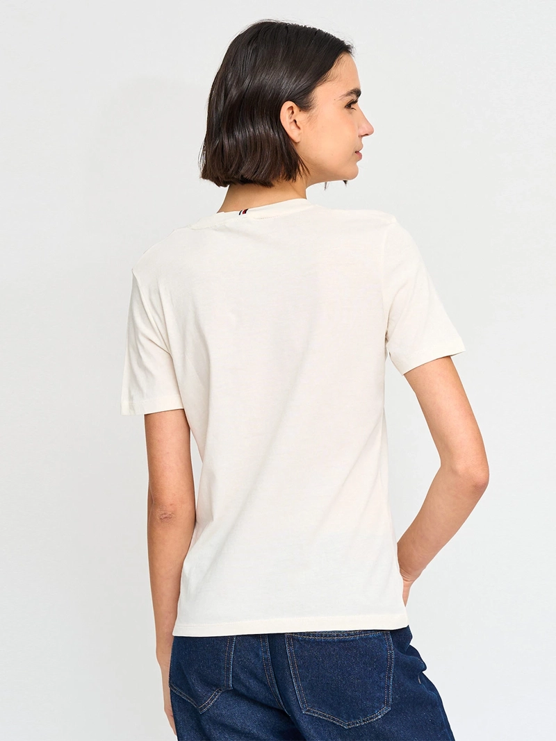 POLERA MUJER TOMMY HILFIGER ALGODÓN MANGA CORTA - 2