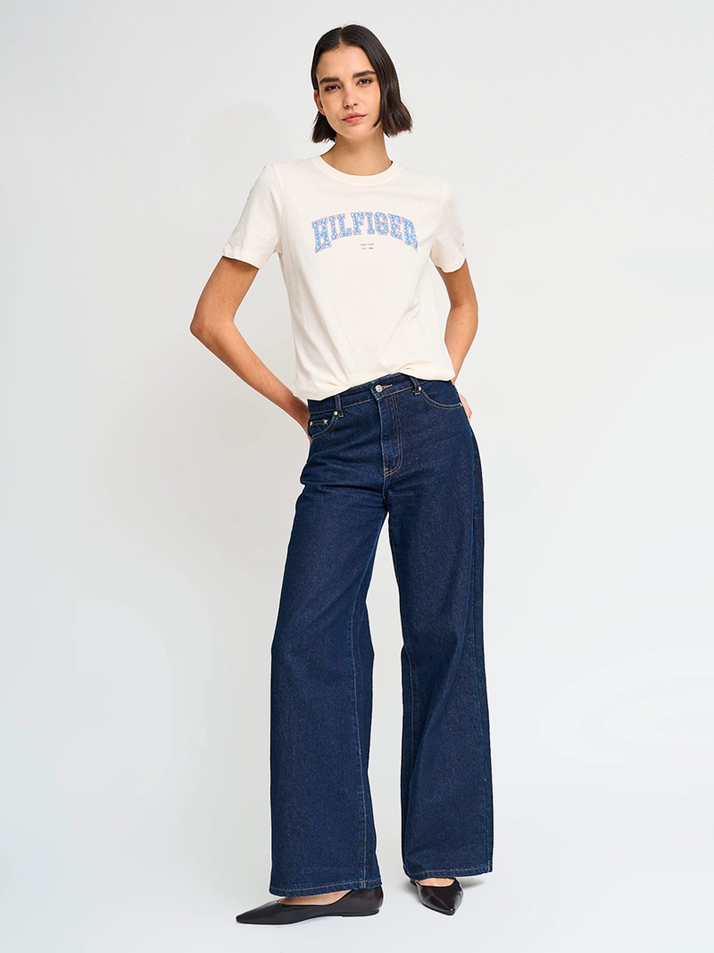 POLERA MUJER TOMMY HILFIGER ALGODÓN MANGA CORTA - 4