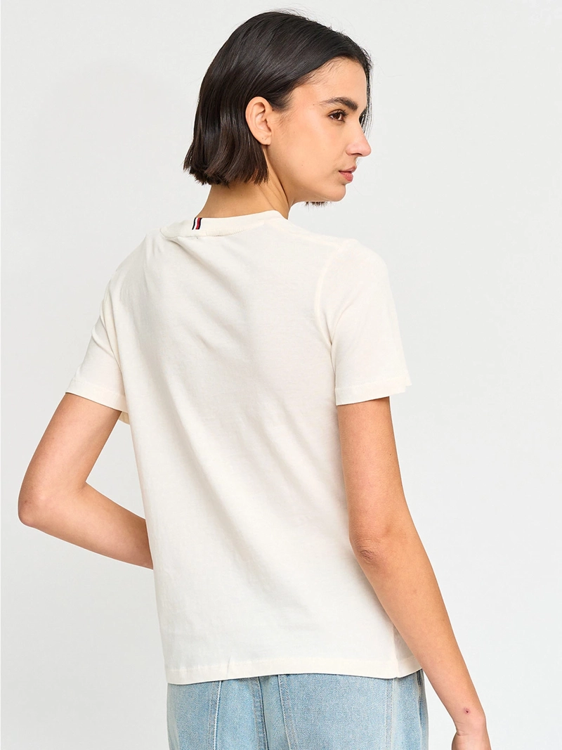 POLERA MUJER TOMMY HILFIGER ALGODÓN MANGA CORTA - 2