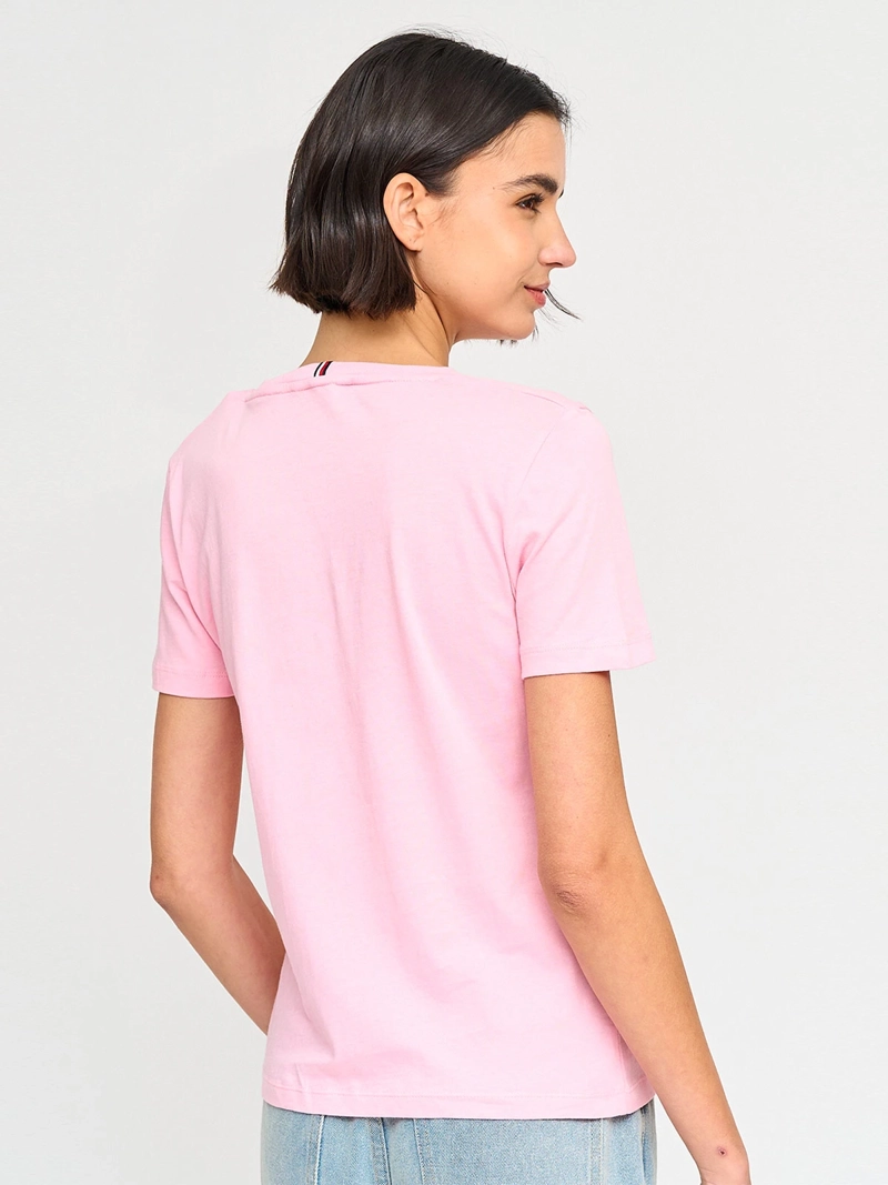 POLERA MUJER TOMMY HILFIGER ALGODÓN MANGA CORTA - 2