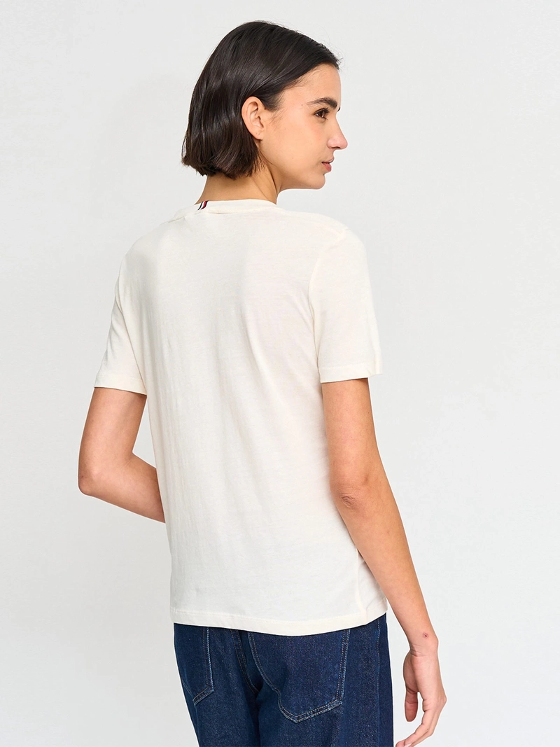 POLERA MUJER TOMMY HILFIGER ALGODÓN MANGA CORTA - 2