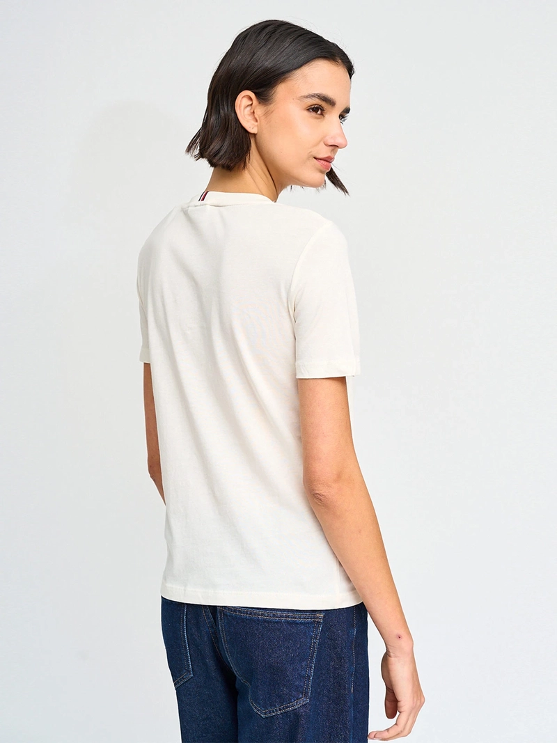 POLERA MUJER TOMMY HILFIGER ALGODÓN CORAZÓN - 2