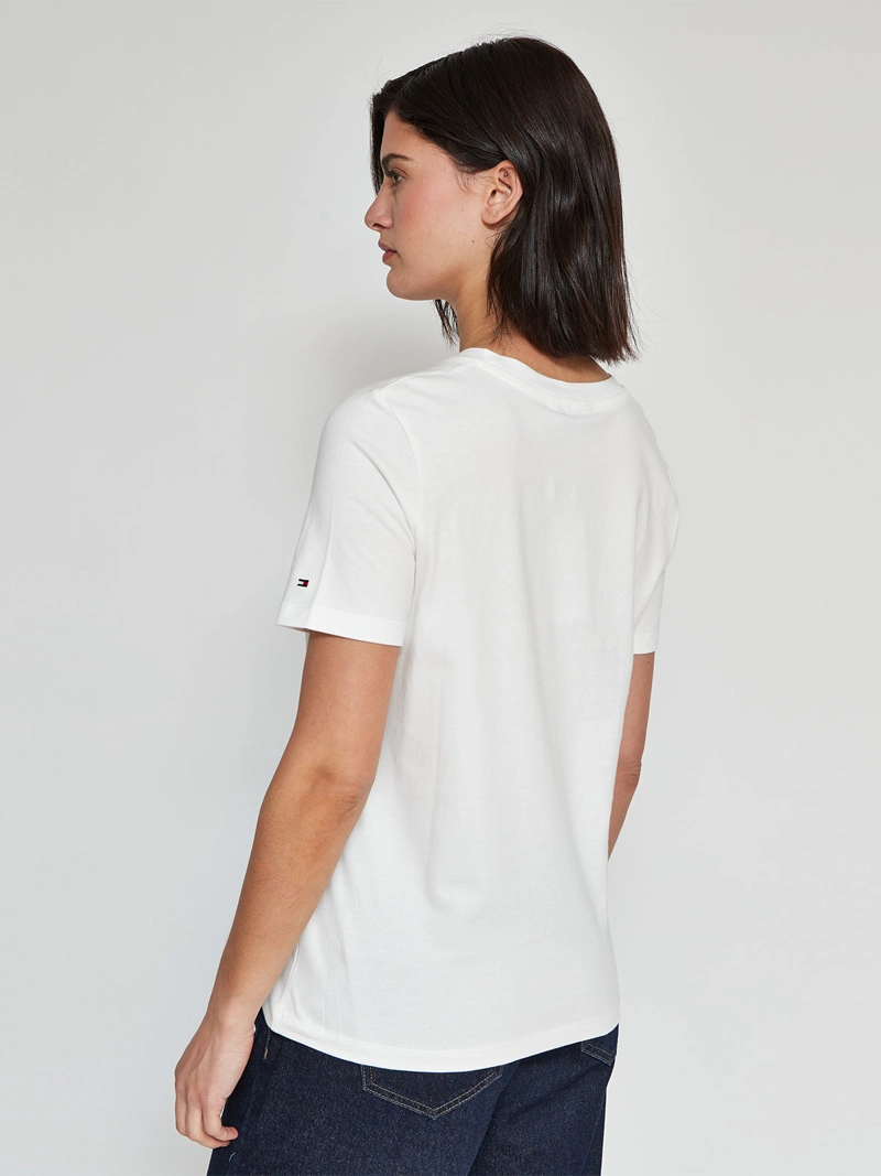 POLERA MUJER TOMMY HILFIGER ALGODÓN MANGA CORTA - 2