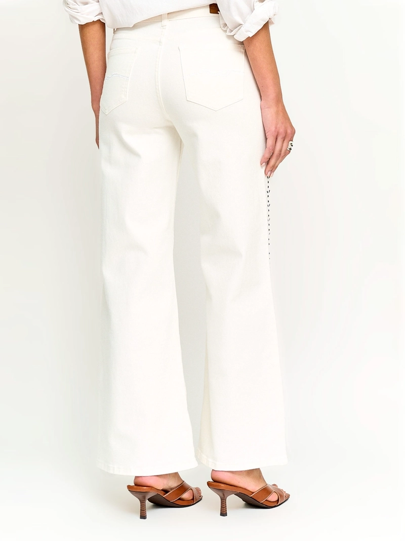 JEANS MUJER TATIENNE ALGODÓN TACHAS FLORES - 3