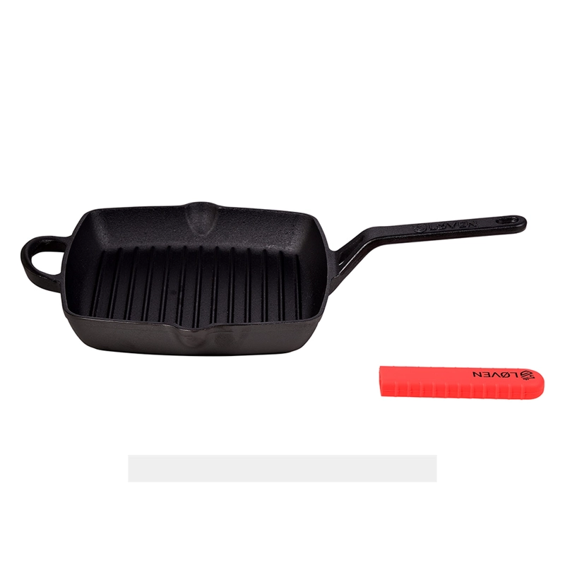 GRILL LOVEN IRON CAST CUADRADO 27 CM - 1