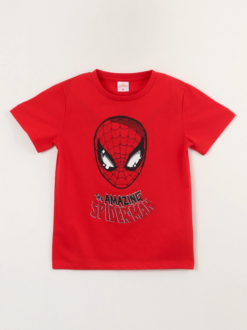 POLERA MANGA CORTA NIÑO SPIDERMAN  - 1