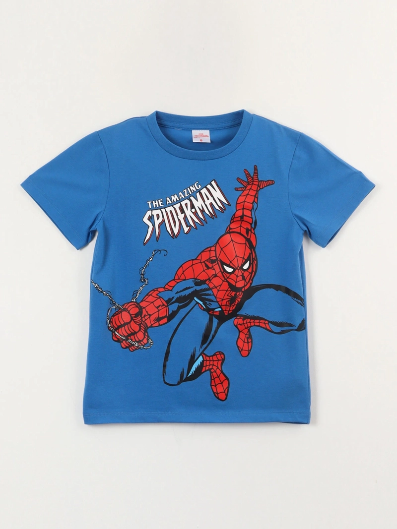 POLERA MANGA CORTA NIÑO SPIDERMAN  - 1