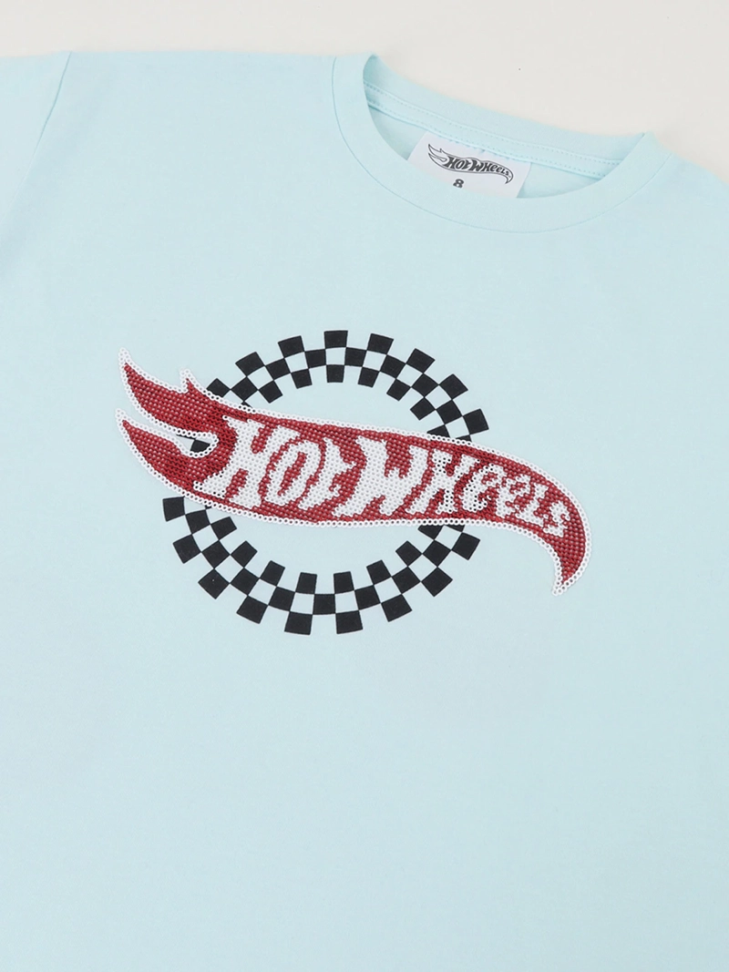 POLERA MANGA CORTA NIÑO HOT WHEELS LOGO - 3