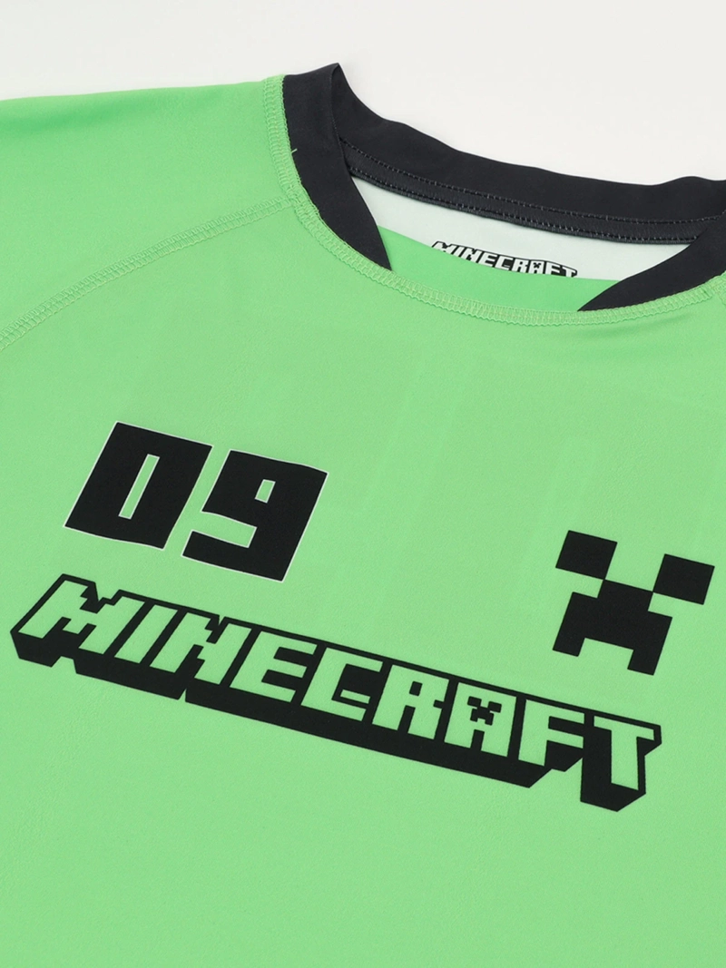 POLERA MANGA CORTA NIÑO MINECRAFT FÚTBOL - 3