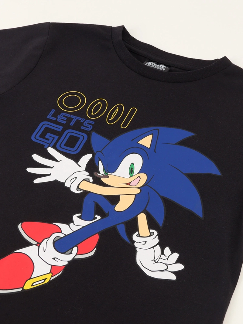 POLERA MANGA CORTA NIÑO SONIC LET´S GO - 3