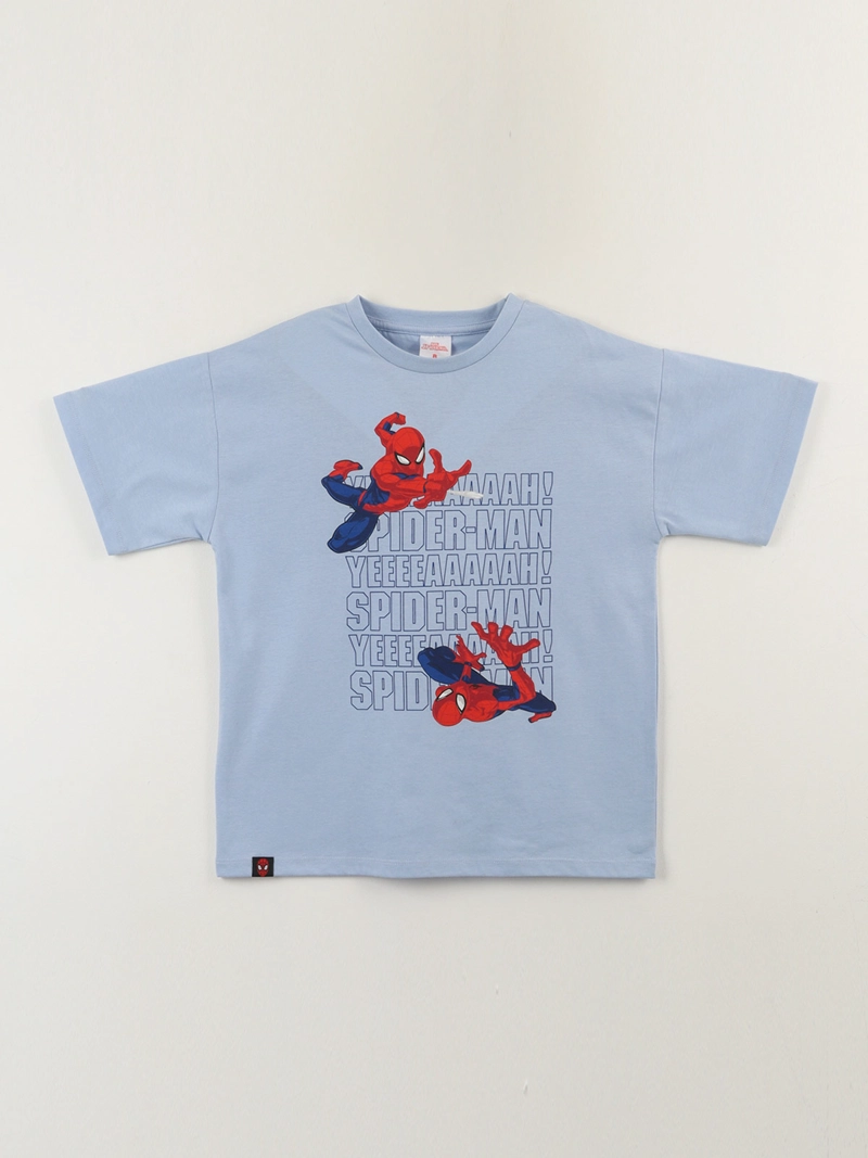 POLERA MANGA CORTA NIÑO SPIDERMAN SALTANDO - 1