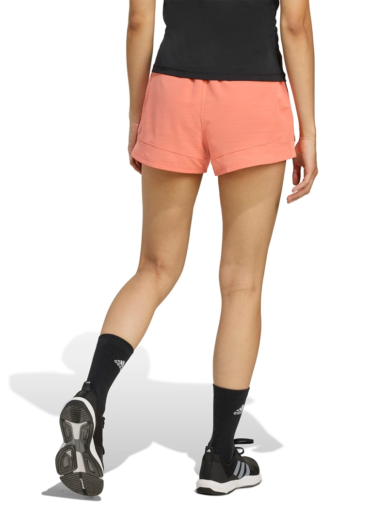 SHORT MUJER ADIDAS PACER TRAINING 3 BANDAS TEJIDO TIRO ALTO - 2