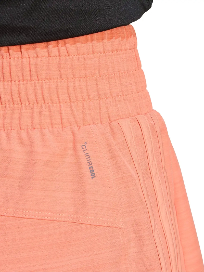 SHORT MUJER ADIDAS PACER TRAINING 3 BANDAS TEJIDO TIRO ALTO - 4