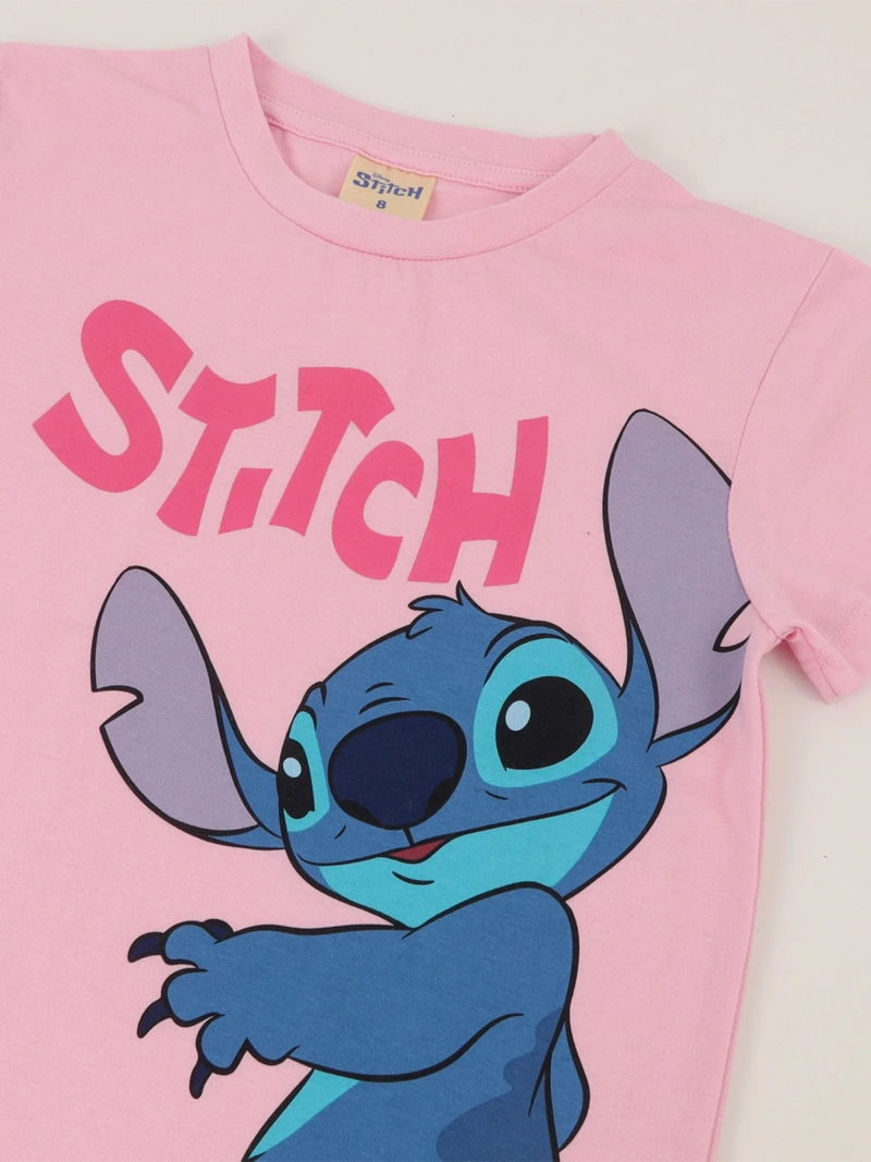 POLERA MANGA CORTA NIÑA STITCH - 3