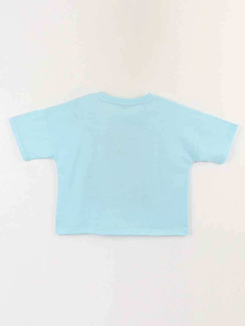 POLERA MANGA CORTA NIÑA STITCH  - 2