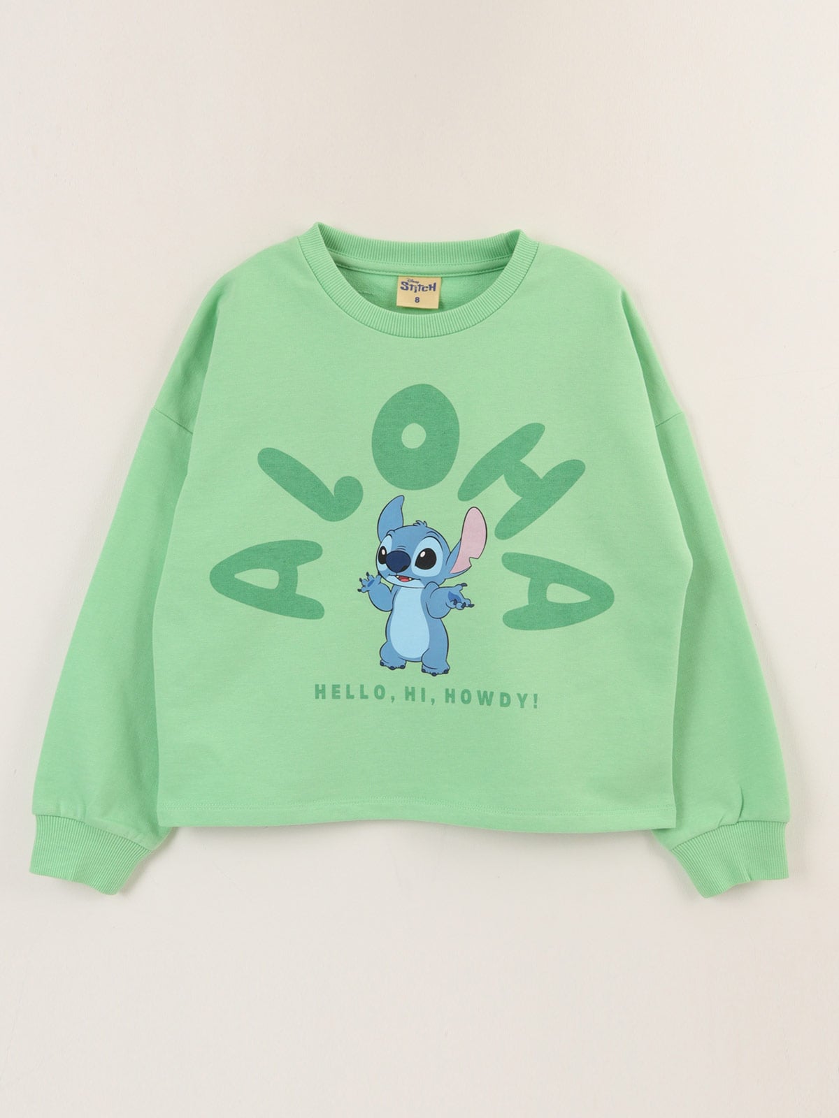 POLERA NIÑA STITCH MANGA LARGA - 1