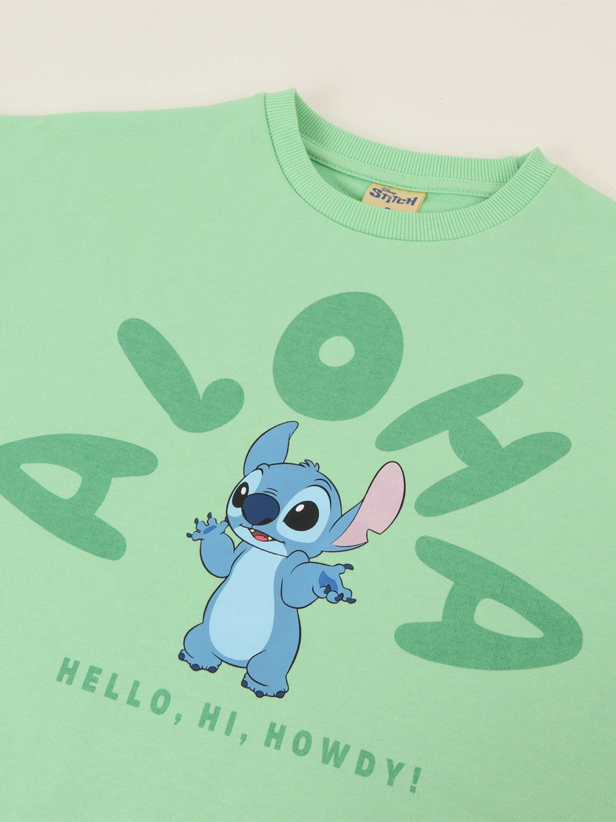 POLERA NIÑA STITCH MANGA LARGA - 3