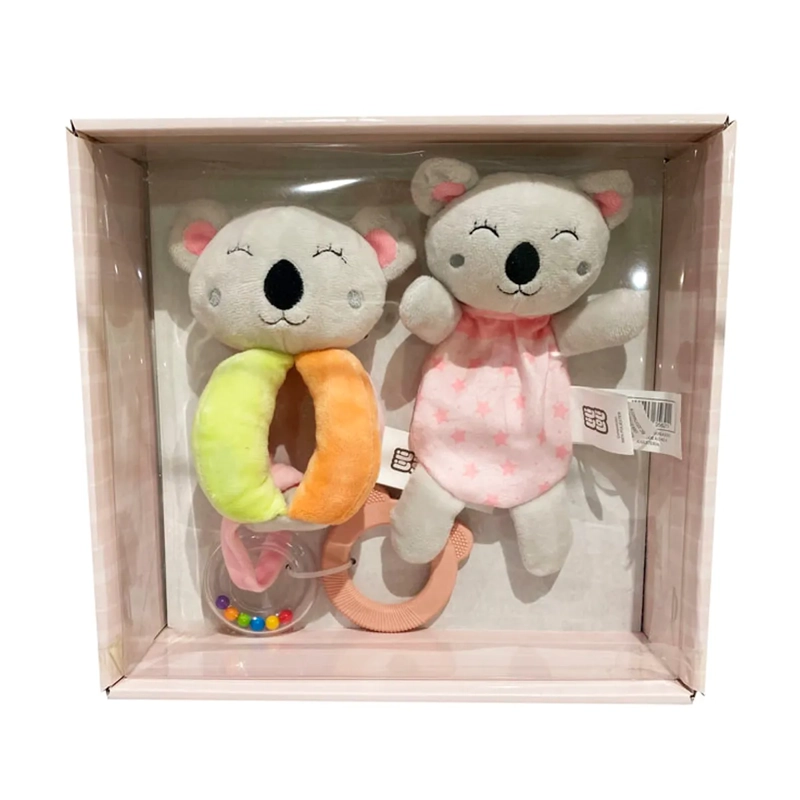 PELUCHE SENSORIAL SONAJERO Y MORDEDOR KOALA - 2