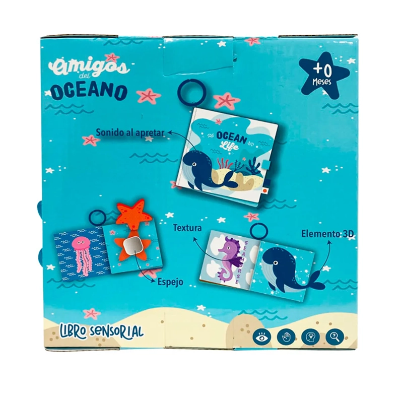 LIBRO SENSORIAL BEBE MAR - 2