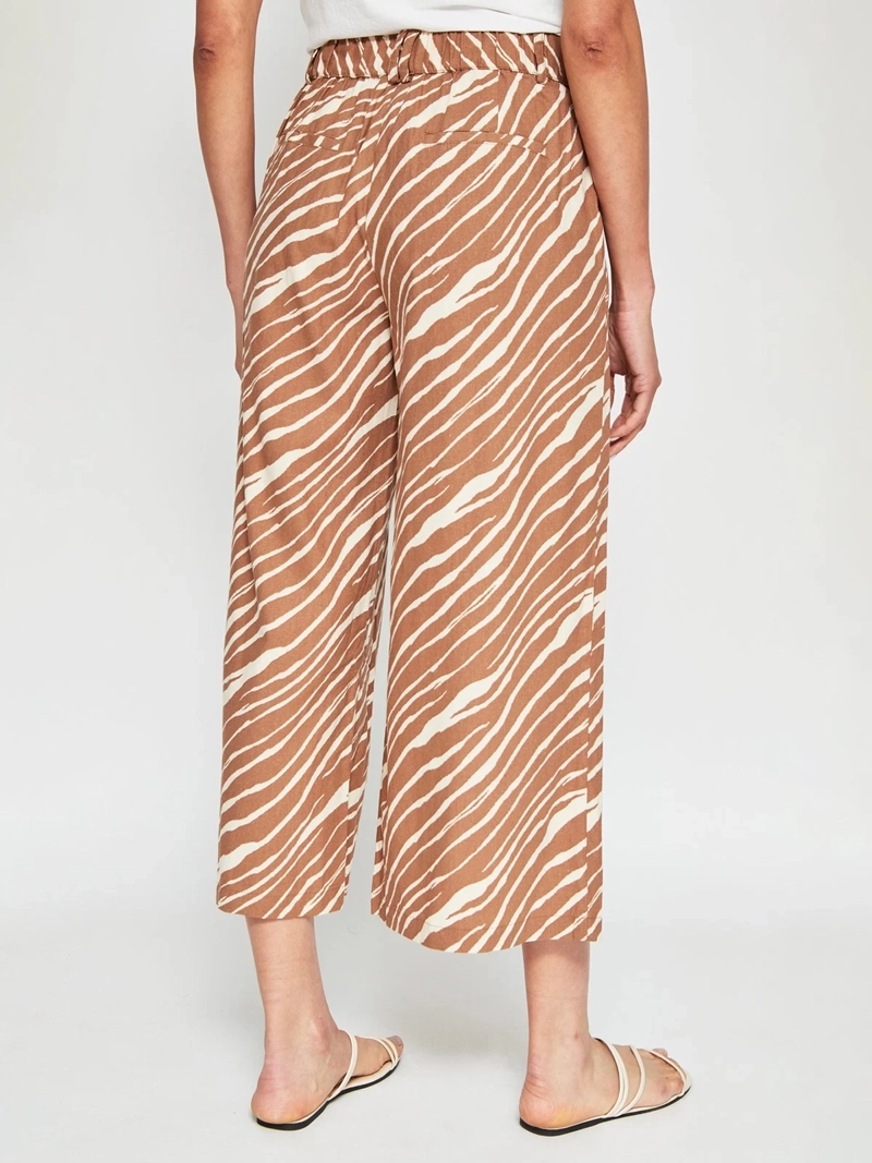PANTALÓN MUJER AZIZ LINO PALAZZO - 3