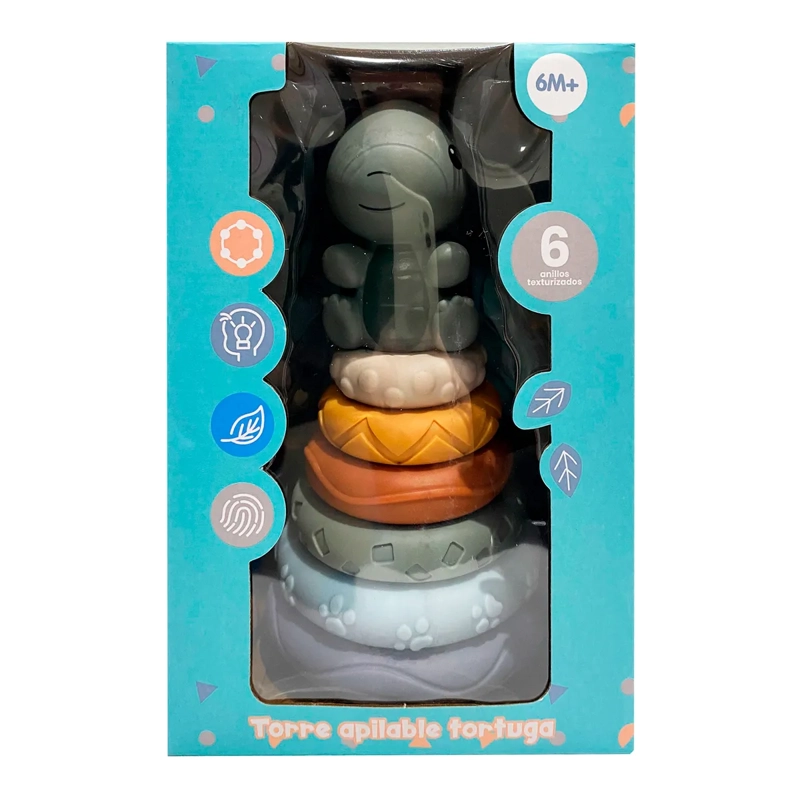 JUEGO ENCAJE ARITOS TORTUGA LILI LOLI - 2