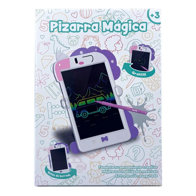 DINO PIZARRA LCD UNICORNIO - 3