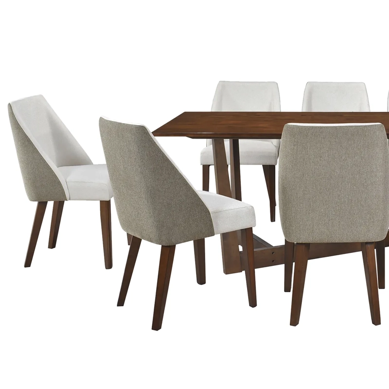 JUEGO DE COMEDOR RIPLEY HOME NICOLE 8S GRIS - 4
