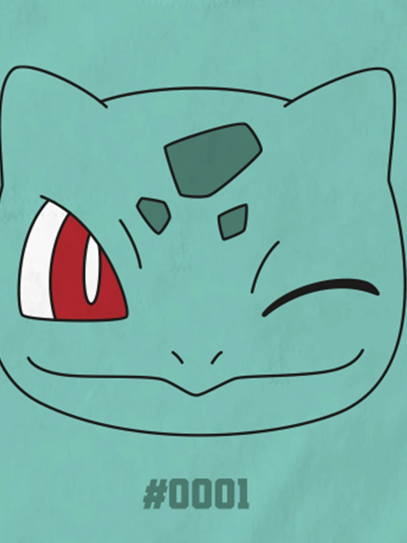POLERA MANGA CORTA NIÑO POKEMON BULBASAUR - 3