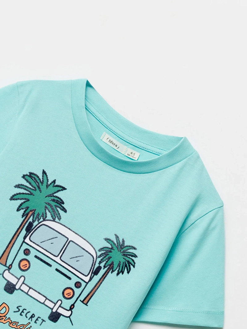 CAMISETA MANGA CORTA NIÑO SFERA - 2