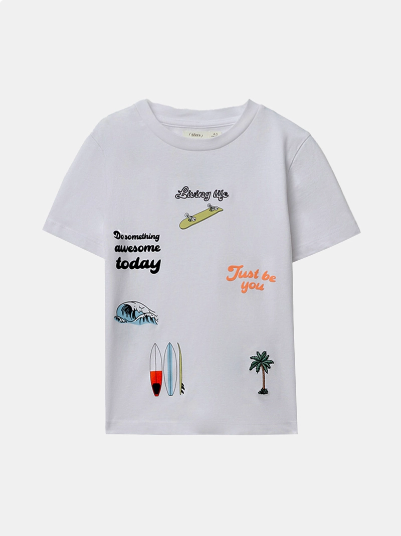 CAMISETA MANGA CORTA NIÑO SFERA - 1