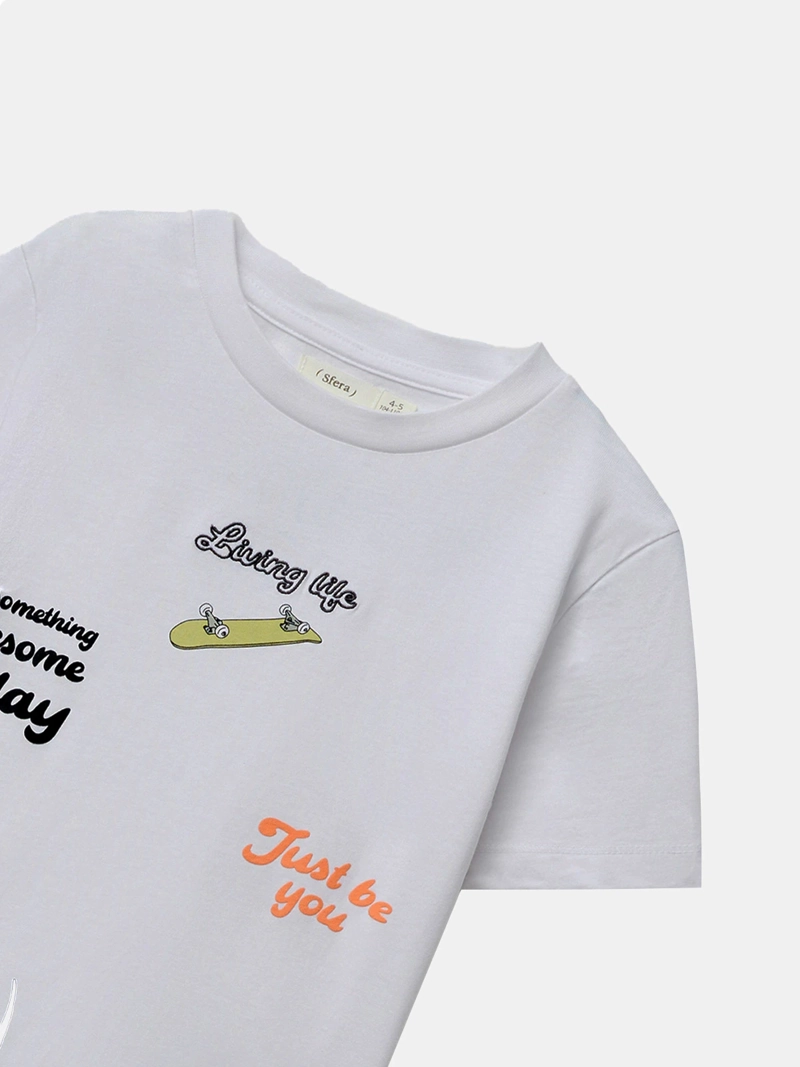 CAMISETA MANGA CORTA NIÑO SFERA - 2