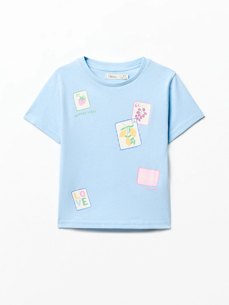 CAMISETA MANGA CORTA NIÑA SFERA - 1