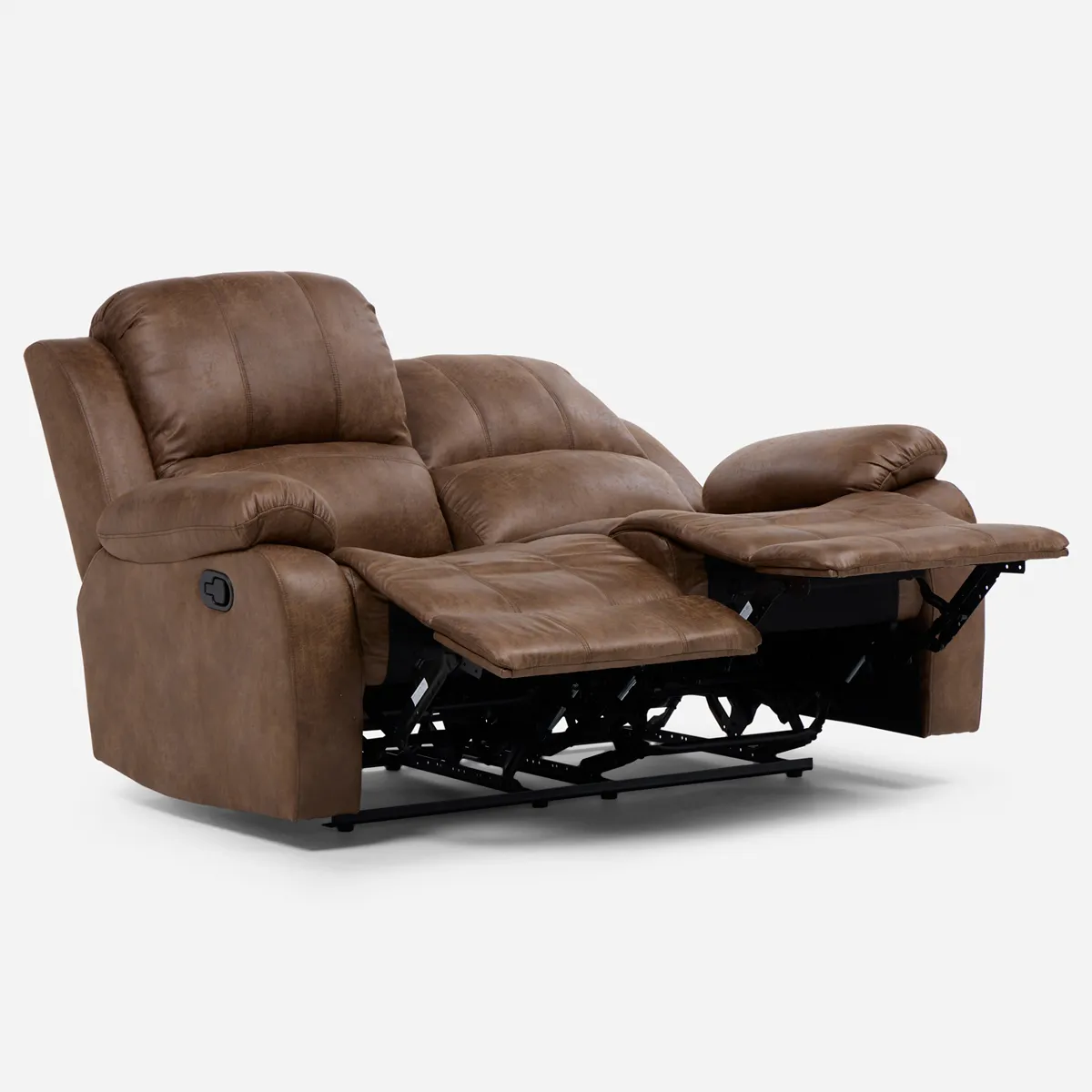 SOFÁ ROSEN RECLINABLE TABACO UMBRIA 2 CUERPOS - 3