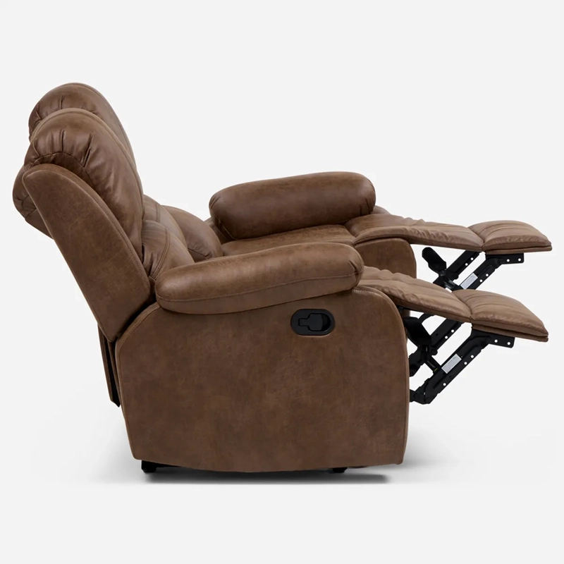 SOFÁ ROSEN RECLINABLE TABACO UMBRIA 3 CUERPOS - 7