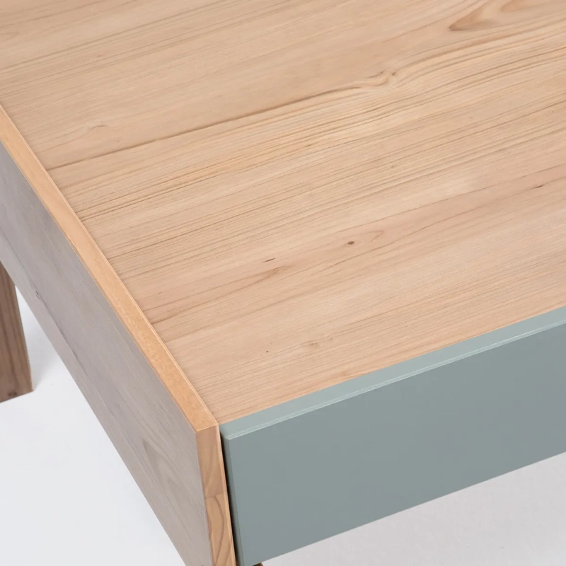MESA DE CENTRO ROCA BARCELONA 100 X 60 CM 1C VERDE/ROBLE - 6