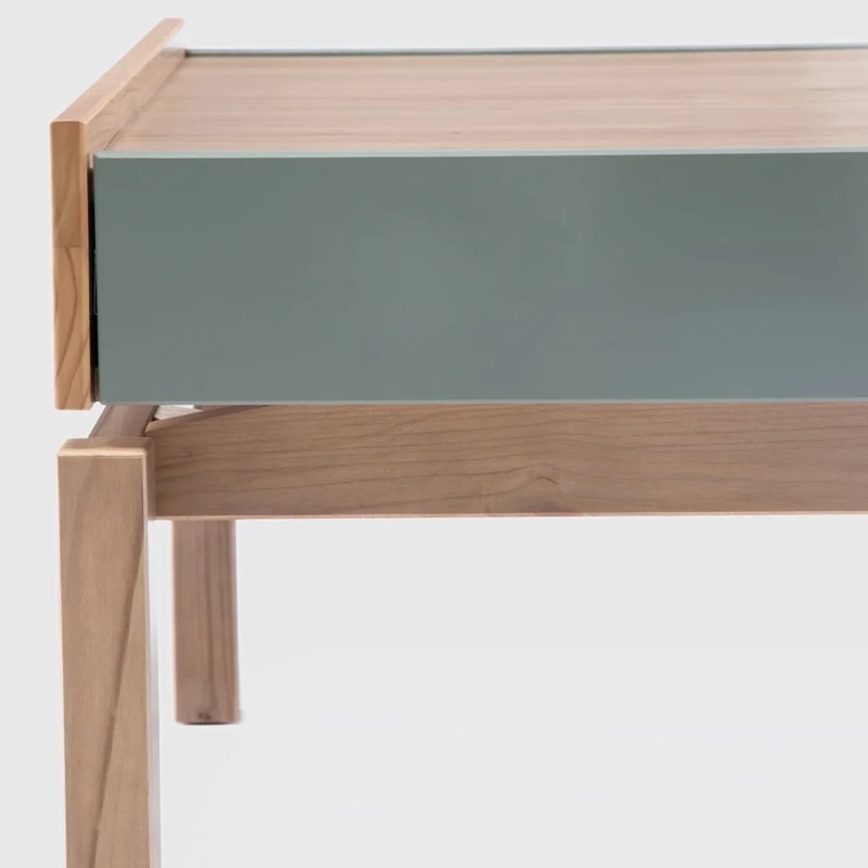 MESA DE CENTRO ROCA BARCELONA 100 X 60 CM 1C VERDE/ROBLE - 7